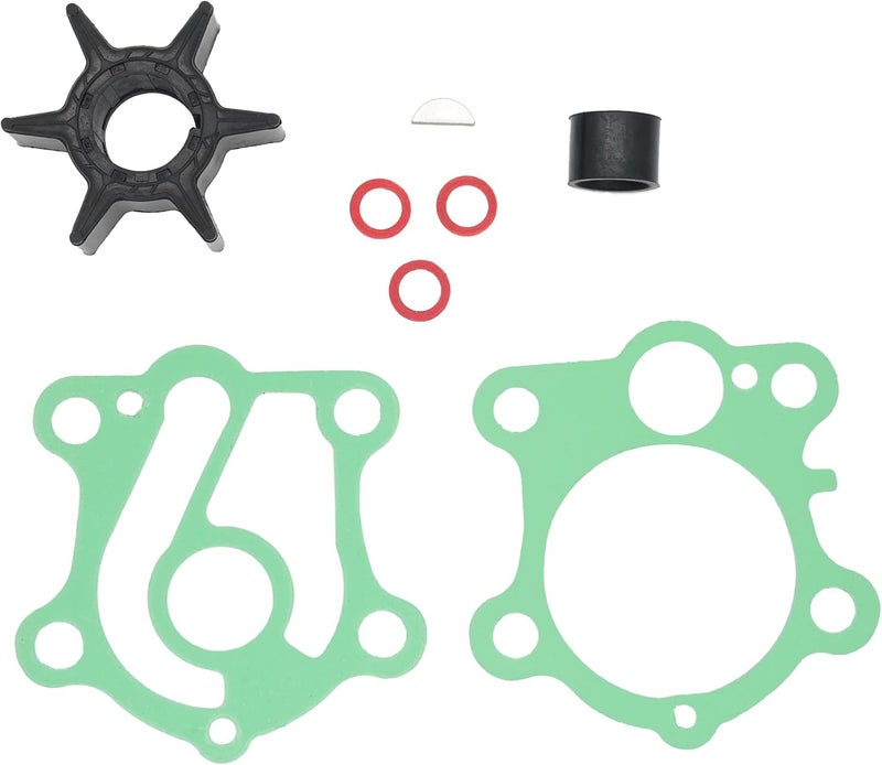 SANWIN 6H3-44352 Marine Water Pump Impeller Service Kit Compatible with Yamaha 2 Stroke 55HP Boat Outboard Motor Replacement 6H3-44352-00 697-44352-00 Sierra 18-3069 - Image 5